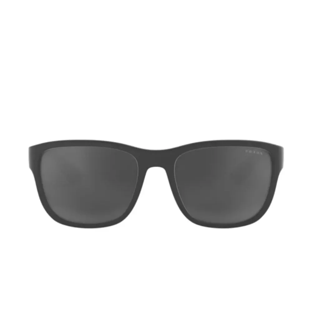 🔥NEW PRADA MEN'S GREY MIRROR BLACK SUNGLASSES